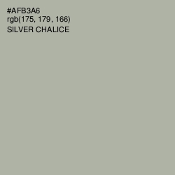 #AFB3A6 - Silver Chalice Color Image